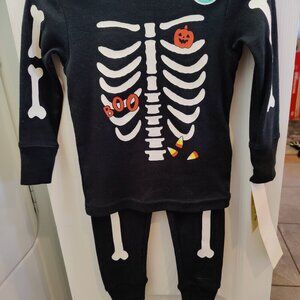 Halloween Outfit Skeleton Shirt and Pants Set Carter's 12m